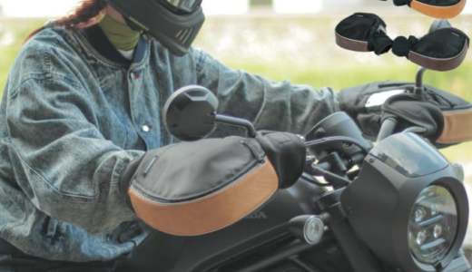 【高速走行が快適に】「サイズが合わない」を解決！大型バイク用ハンカバ、ヤママルトOB7800の最適解